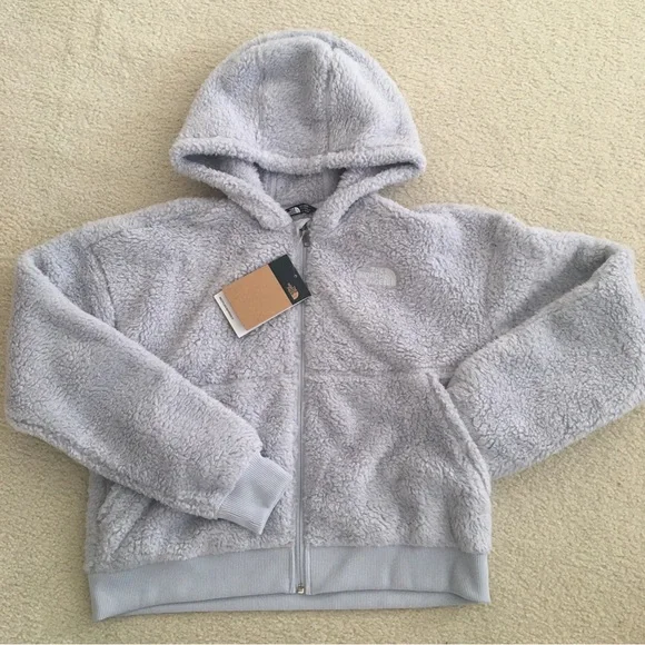 NWT The North Face Girls' Suave Oso Full-Zip Hooded Jacket